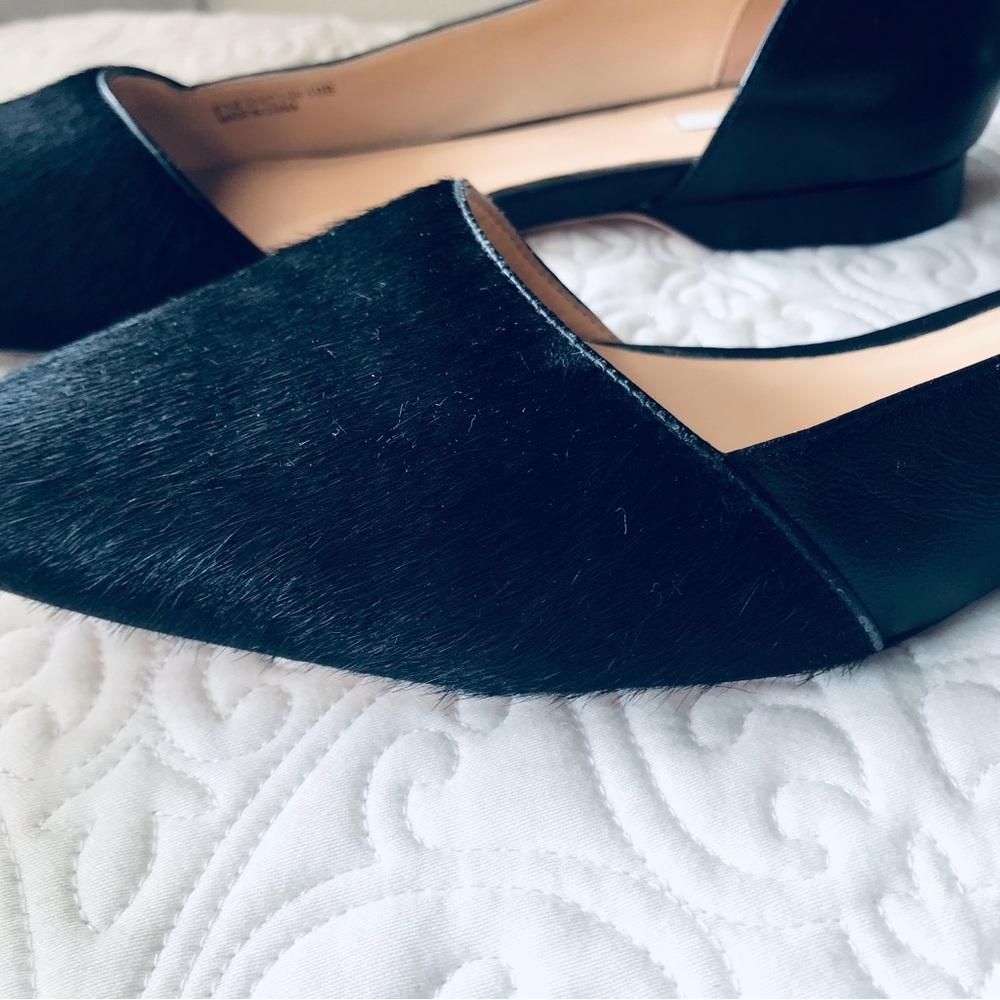 Cole Haan Black Amalia Flats Leather D’Orsay 10B EUC - Picture 8 of 16